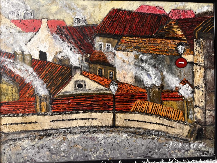 Pražský hrad – obraz od umělkyně Jolly