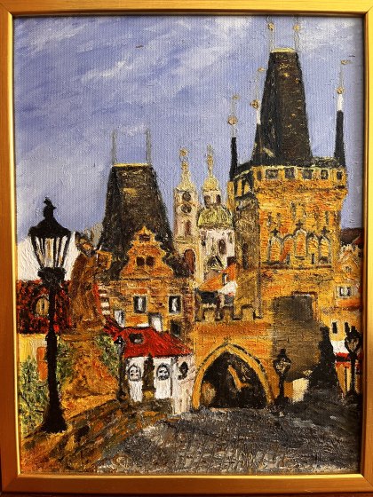 Karlův most – obraz od umělkyně Jolly